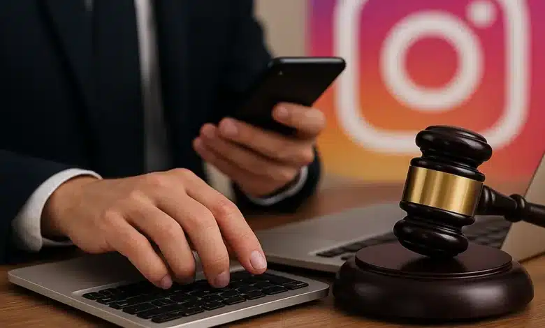 وکیل اینستاگرام برای بازیابی حساب هک شده