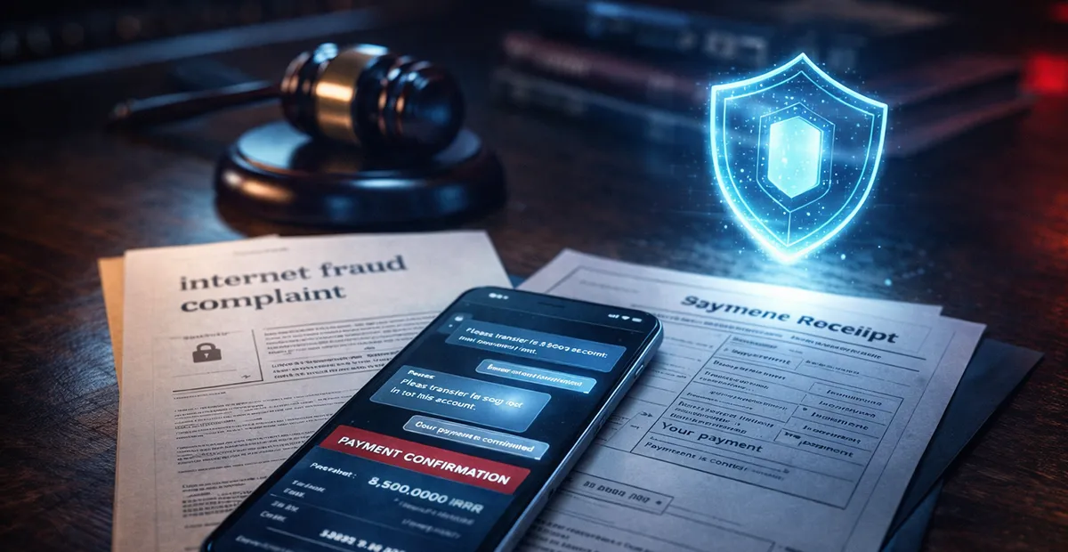 مدارک لازم شکایت از کلاهبرداری اینترنتی مدارک لازم برای برگشت پول کلاهبرداری