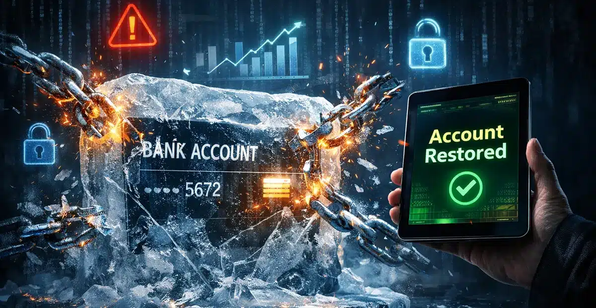 پیگیری مسدودی حساب توسط بانک به ظن کلاهبرداری رفع انسداد حساب بانکی به دلیل کلاهبردرای