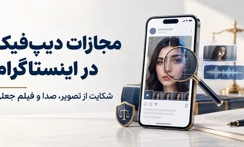 مجازات دیپفیک در اینستاگرام، شکایت از دیپفیک، ساخت فیلم جعلی با هوش مصنوعی، مجازات تغییر عکس دیگران و دیپفیک مستهجن